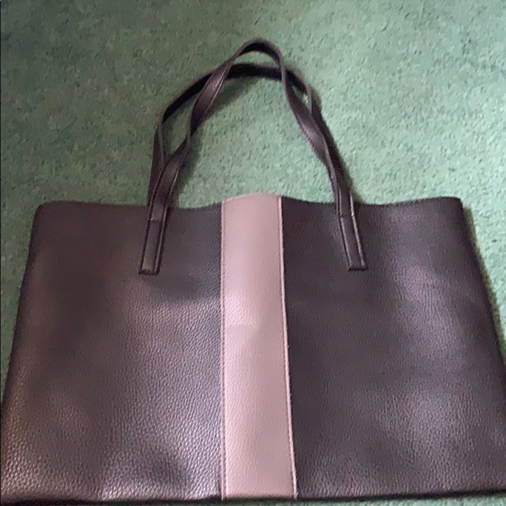 Leather tote